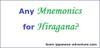 Any Mnemonics for Hiragana?