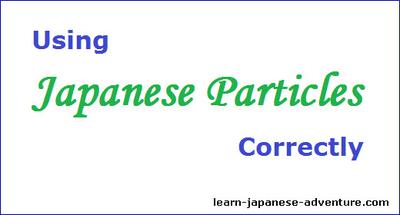 Using Japanese Particles Correctly